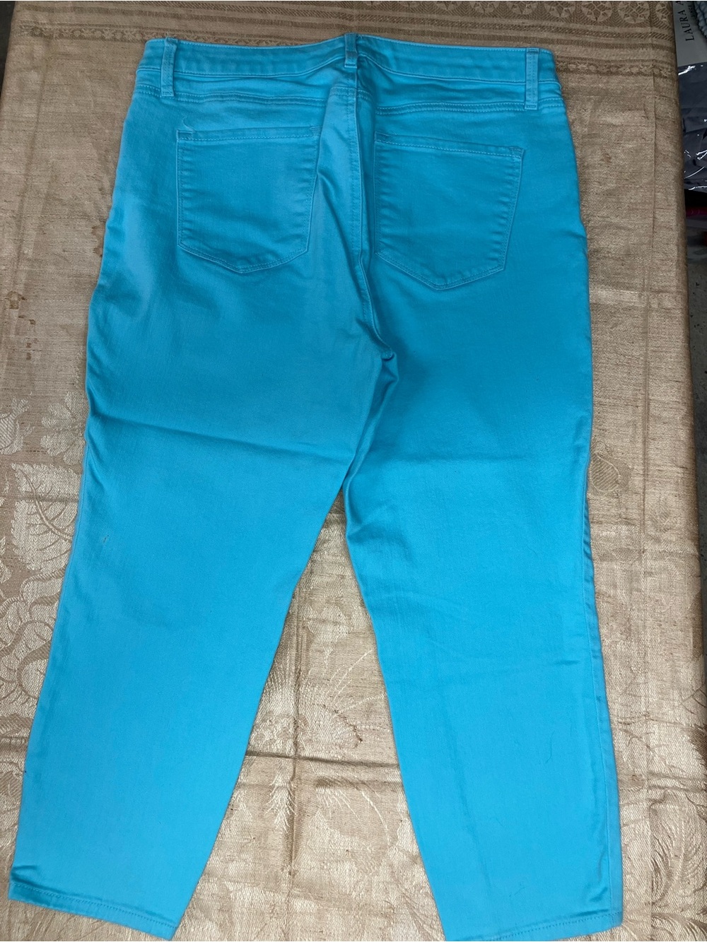 Talbots Turquoise Capri Pants - Picture 2 of 6
